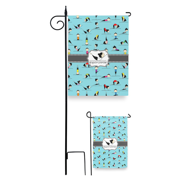 Yoga Poses Garden Flag - PARENT/MAIN