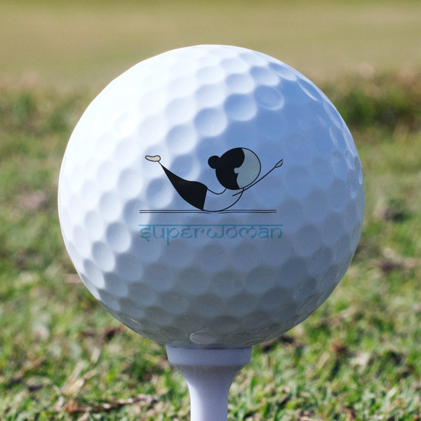 Yoga Poses Golf Ball - Branded - Tee