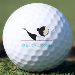 Yoga Poses Golf Balls - Non-Branded - Set of 12 (Personalized)