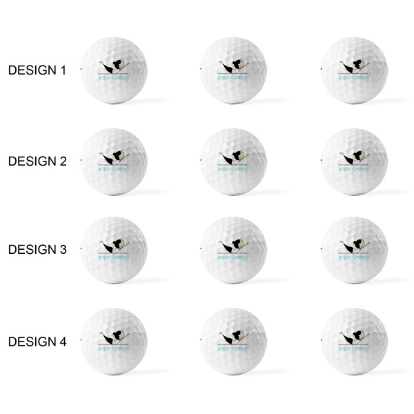 Yoga Poses Golf Balls - Titleist - Set of 12 - APPROVAL