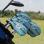 Yoga Poses Golf Club Iron Cover - Set of 9 (Personalized)