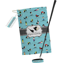 Yoga Poses Golf Towel Gift Set (Personalized)