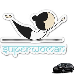 Yoga Poses Graphic Car Decal (Personalized)