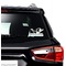 Yoga Poses Graphic Car Decal (On Car Window)