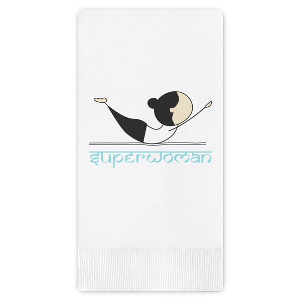 Custom Yoga Poses Guest Towels - Full Color (Personalized)