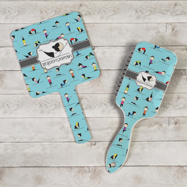 Yoga Poses Hand Mirrors - In Context