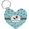 Yoga Poses Heart Keychain (Personalized)