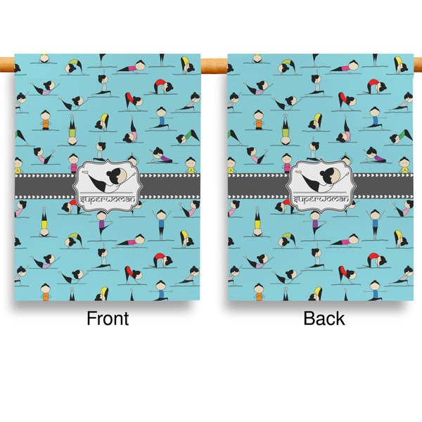Yoga Poses House Flags - Double Sided - APPROVAL