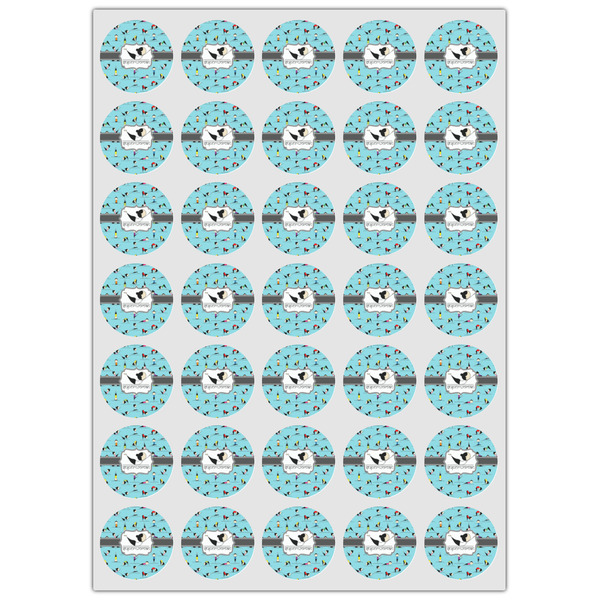 Yoga Poses Icing Circle - XSmall - Set of 35
