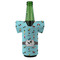 Yoga Poses Jersey Bottle Cooler - FRONT (on bottle)