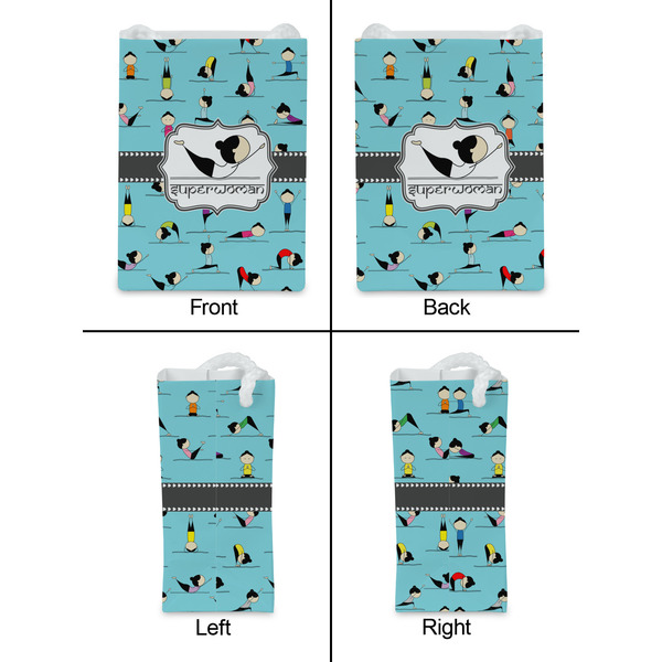 Yoga Poses Jewelry Gift Bag - Gloss - Approval