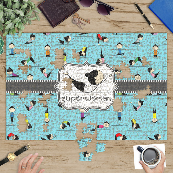 Yoga Poses Jigsaw Puzzle 1014 Piece - In Context