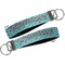 Yoga Poses Key-chain - Metal and Nylon - Front and Back