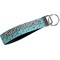 Yoga Poses Webbing Keychain FOB with Metal