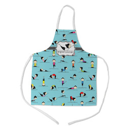 Yoga Poses Kid's Apron w/ Name or Text