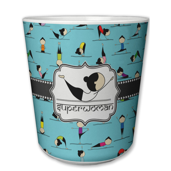 Custom Yoga Poses Plastic Tumbler 6oz (Personalized)