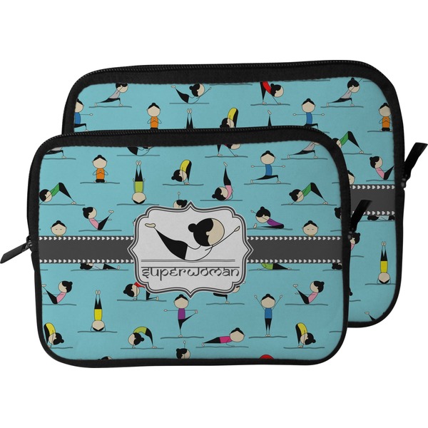Yoga Poses Laptop Sleeve (Size Comparison)