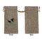 Yoga Poses Large Burlap Gift Bags - Front Approval