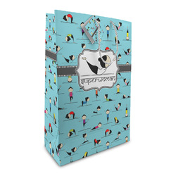 Yoga Poses Large Gift Bag (Personalized)