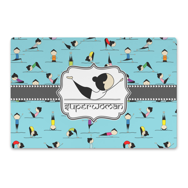 Custom Yoga Poses Large Rectangle Car Magnet (Personalized)