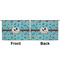 Yoga Poses Large Zipper Pouch Approval (Front and Back)