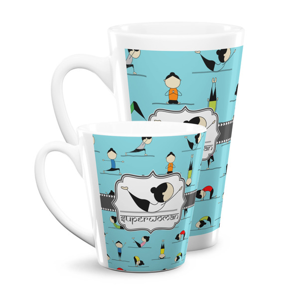 Yoga Poses Latte Mugs Main