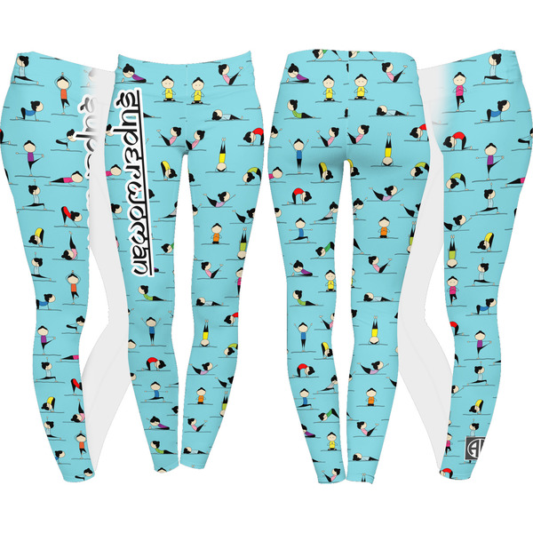 Yoga Poses Leggings Turn Around - Apvl