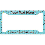 Yoga Poses License Plate Frame (Personalized)