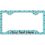Yoga Poses License Plate Frame - Style C (Personalized)