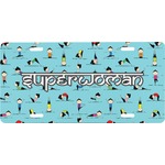 Yoga Poses Front License Plate (Personalized)