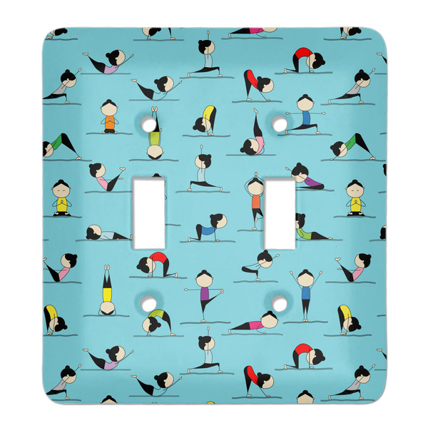 Custom Yoga Poses Light Switch Cover (2 Toggle Plate)