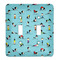 Yoga Poses Light Switch Cover (2 Toggle Plate)