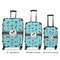 Yoga Poses Luggage Bags all sizes - With Handle