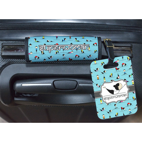 Yoga Poses Luggage Wrap & Tag