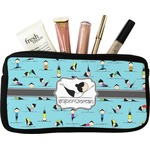 Yoga Poses Makeup / Cosmetic Bag - Small (Personalized)