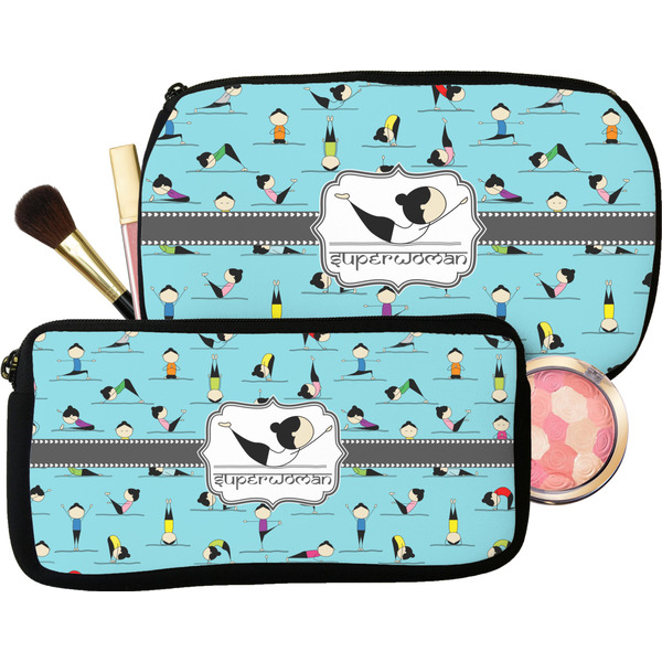 Yoga Poses Makeup / Cosmetic Bags (Select Size)