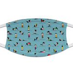 Yoga Poses Cloth Face Mask (T-Shirt Fabric)