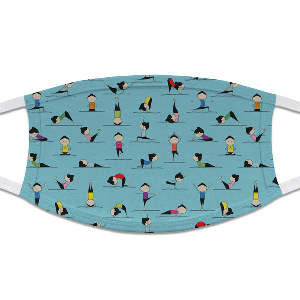 Custom Yoga Poses Cloth Face Mask (T-Shirt Fabric)