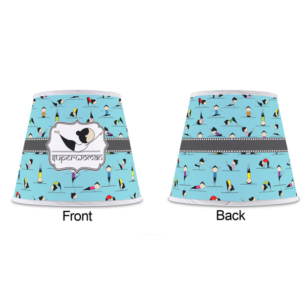 Yoga Poses Poly Film Empire Lampshade - Approval