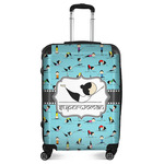 Yoga Poses Suitcase - 24" Medium - Checked (Personalized)