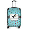 Yoga Poses Suitcase - 24" Medium - Checked (Personalized)