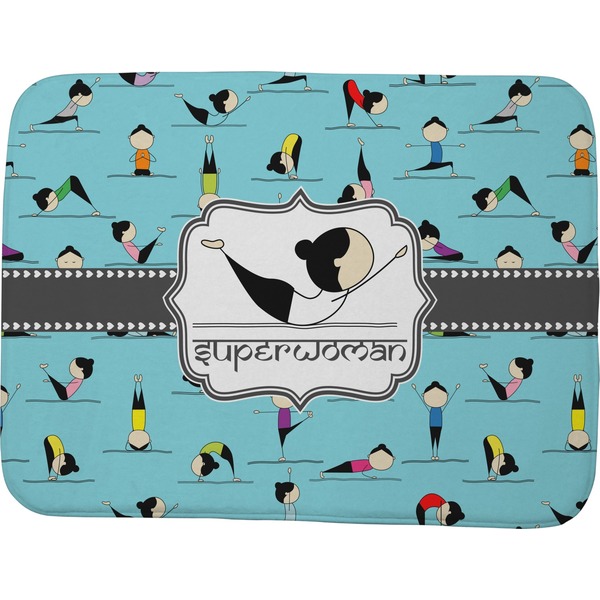 Yoga Poses Memory Foam Bath Mat 48 X 36