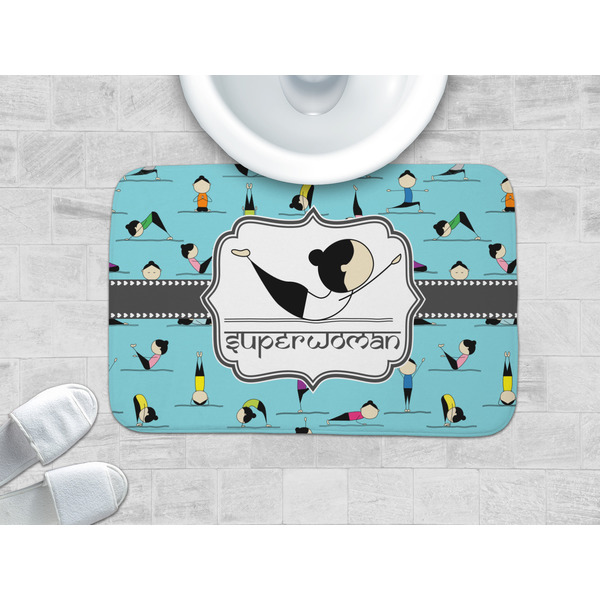 Yoga Poses Memory Foam Bath Mat - LIFESTYLE 34x21