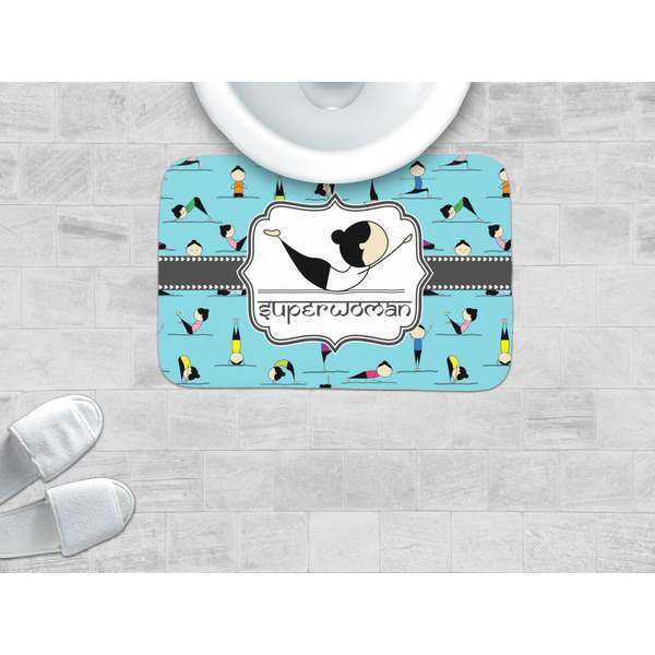 Yoga Poses Memory Foam Bath Mat - LIFESTYLE