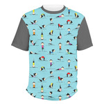 Yoga Poses Men's Crew T-Shirt