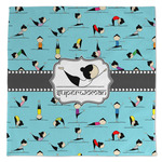 Yoga Poses Microfiber Dish Towel (Personalized)