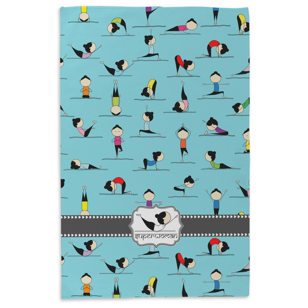 Yoga Poses Microfiber Dish Towel - APPROVAL