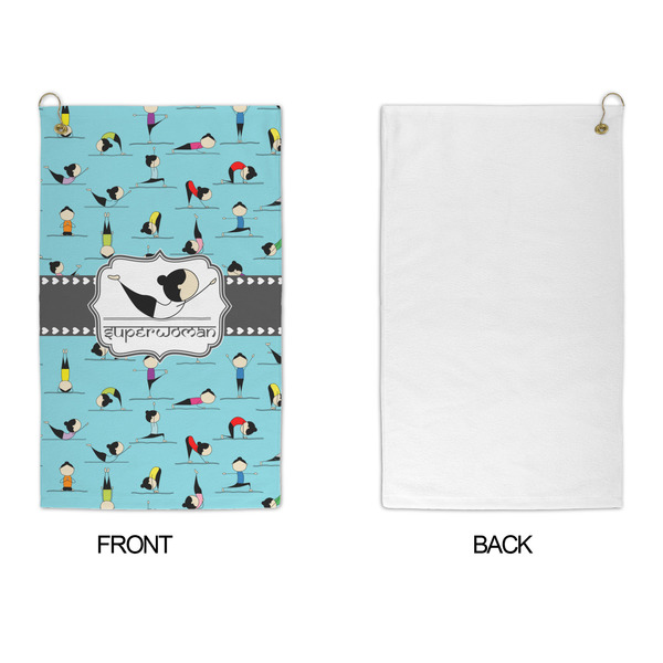 Yoga Poses Microfiber Golf Towels - APPROVAL