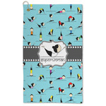 Yoga Poses Microfiber Golf Towel (Personalized)