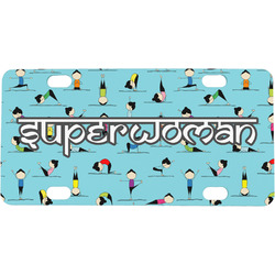 Yoga Poses Mini/Bicycle License Plate (Personalized)